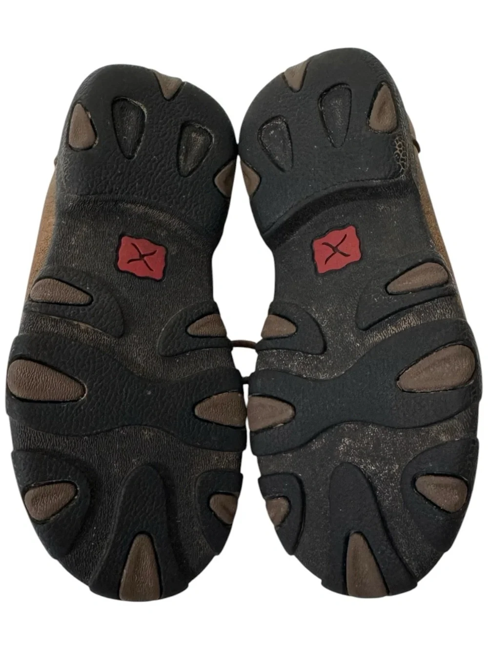 Twisted X Kids Bomber Chukka Driving Mocs Size 8.5M Brown Leather Moc Toe Shoes